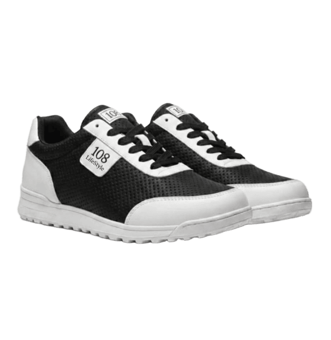 BLACK & WHITE RUNNING SNEAKER